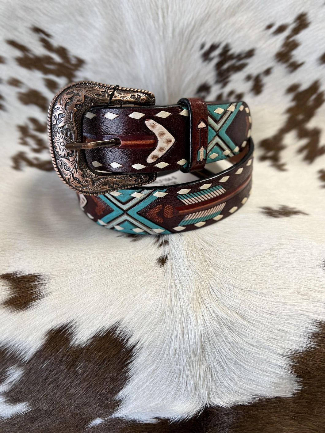 American Darling Turquoise Tribal Arrow Belt