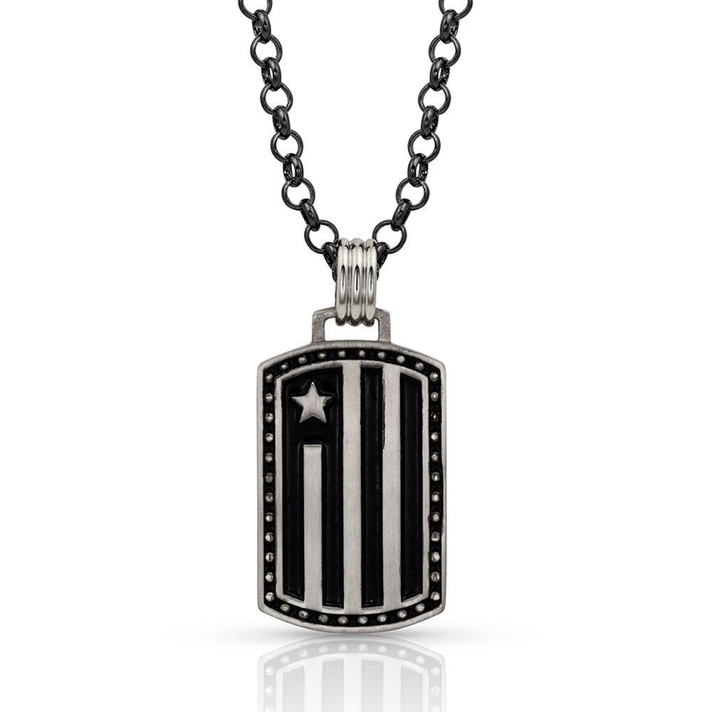 Independence Day Flag Necklace