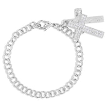 Load image into Gallery viewer, Charm&#39;s Cross Bracelet
