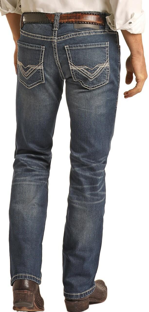 Rock&Roll Denim Reflex Revolver Straight Jeans - Light Navy