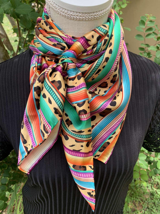 Leopard Serape Wild Rag