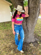 Load image into Gallery viewer, Triple A Farm &amp; Ranch Heather Cardinal Tee
