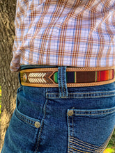 Load image into Gallery viewer, Nacona Men&#39;s Serape Tooled Belt
