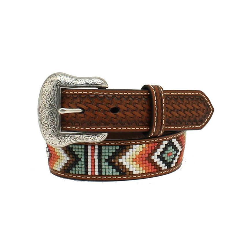 Nocona Kids Beaded Aztec Belt