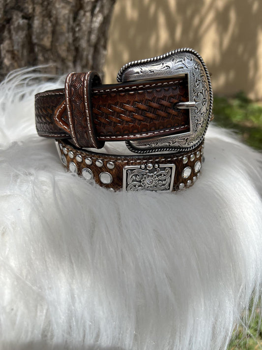 Kids Cowhide Belt