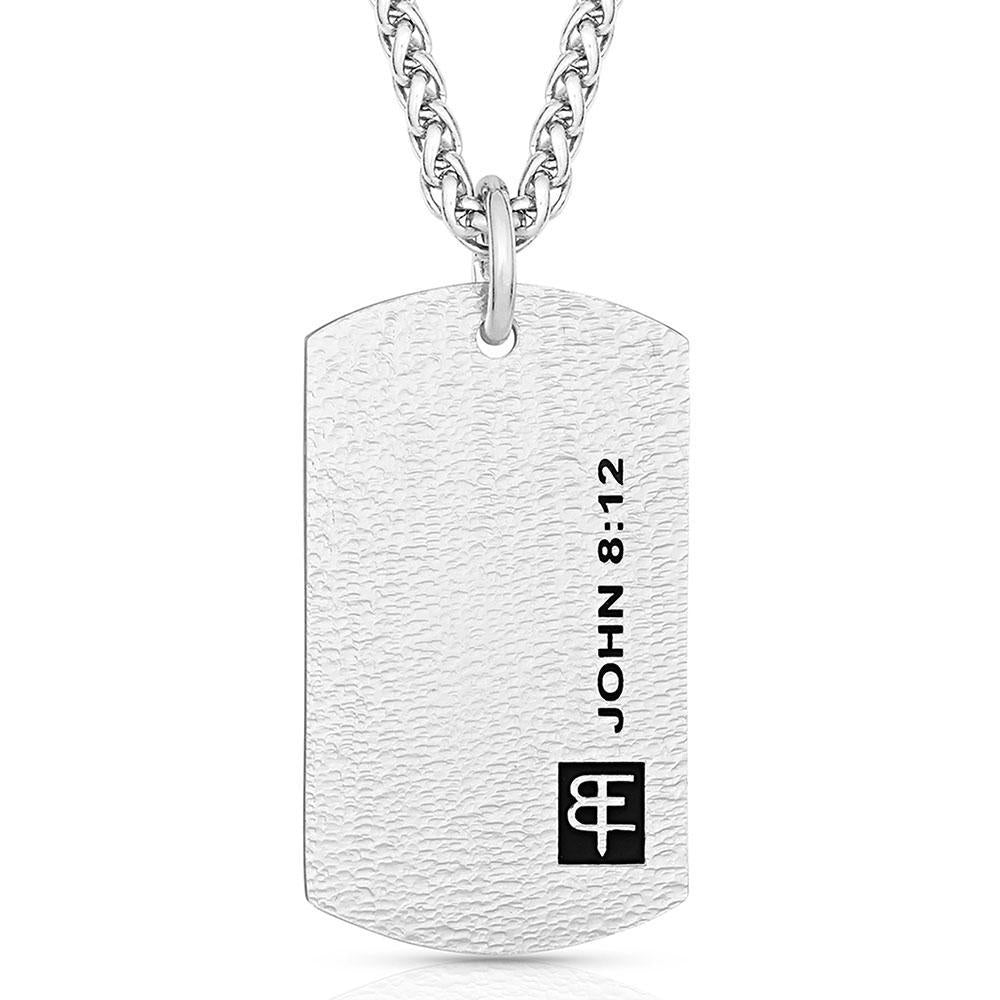 Montana Silversmiths Light Dog Tag Necklace
