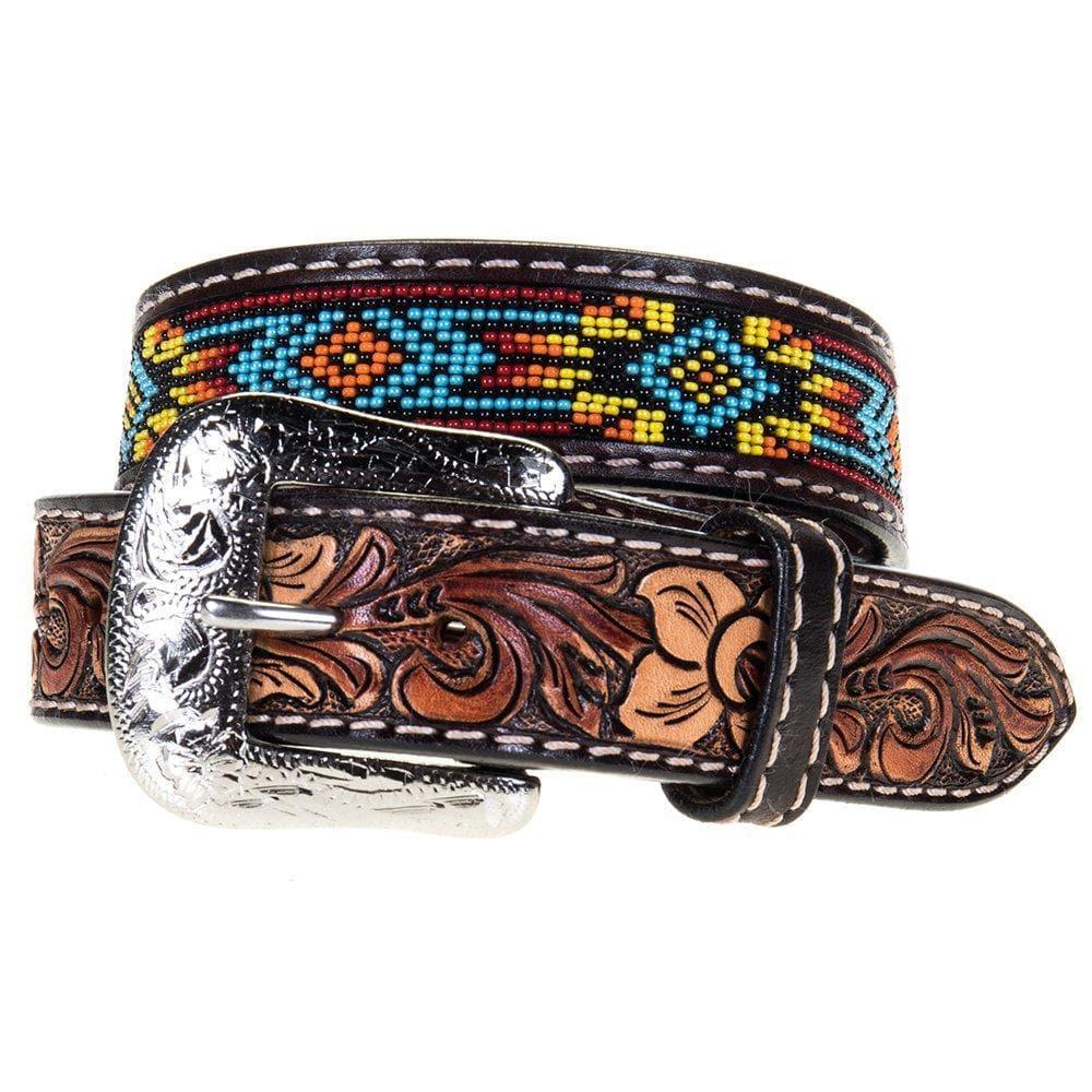 Kids Twisted X Belt with Floral Tooling