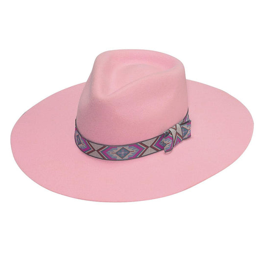 🤠Twister Youth Wool Hat- Pink