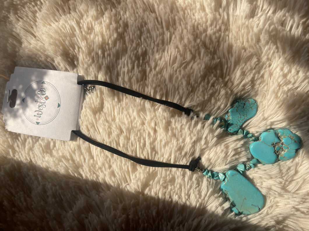 Blue Stone Necklace
