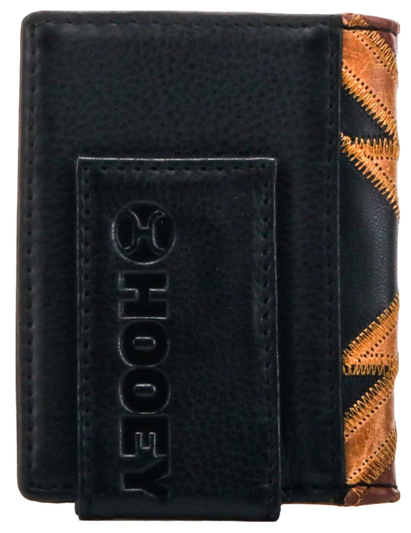 “Montezuma” Bi-Fold Money Clip Wallet HFBF007-BRBK✅