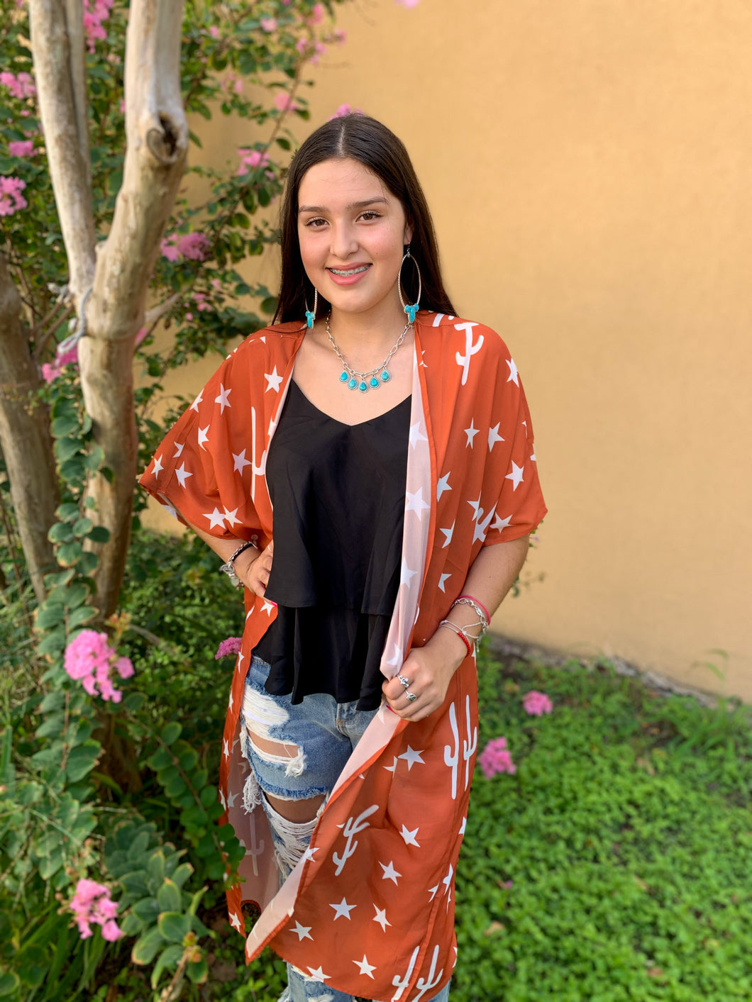 Lady Longhorn Kimono