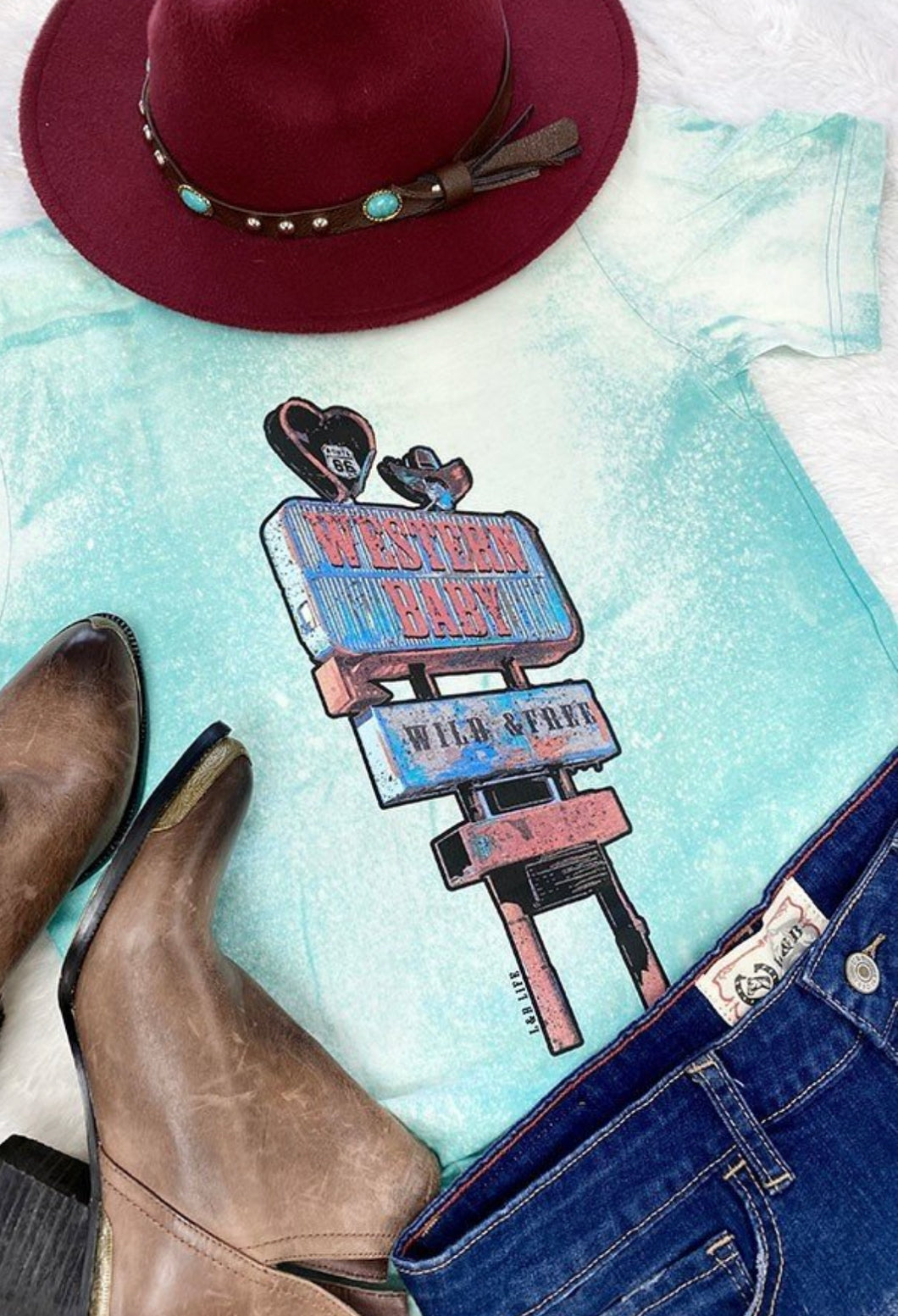 Western Bleached Tee