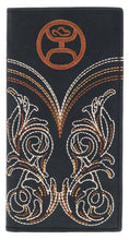 Load image into Gallery viewer, Ranger Rodeo Hooey Wallet Embroidered Black Leather
