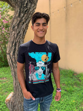 Load image into Gallery viewer, Men&#39;s Dale Brisby Bull Skull Pow Pow Tee

