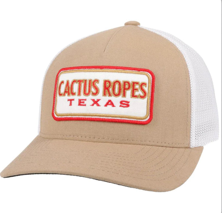 Hooey Cactus Ropes Tan Cap