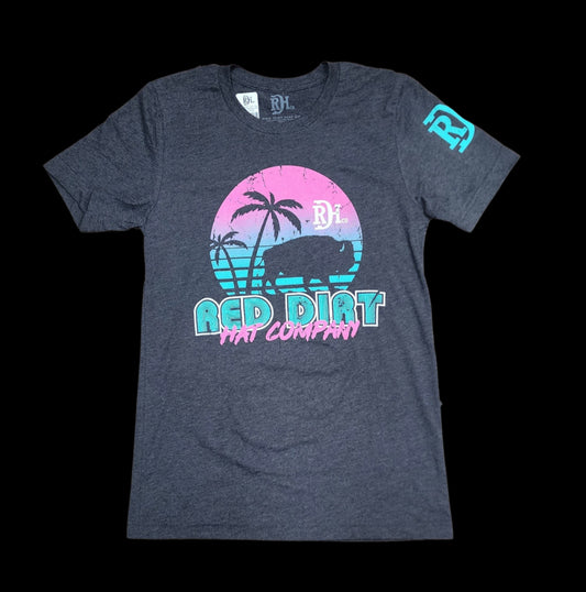Red Dirt Miami Buffalo Tee