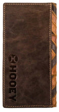 Load image into Gallery viewer, Montezuma Rodeo Hooey Wallet Brown/Turquoise w/ Patchwork
