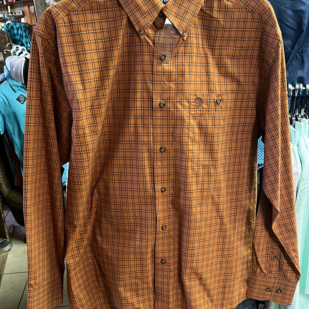 Men's Wrangler Burnt Orange George Strait LS
