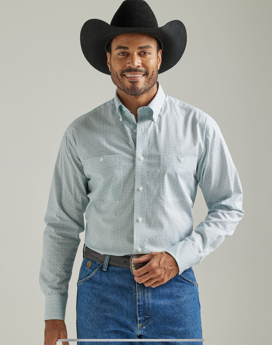 Wrangler George Strait Teal & Blue LS