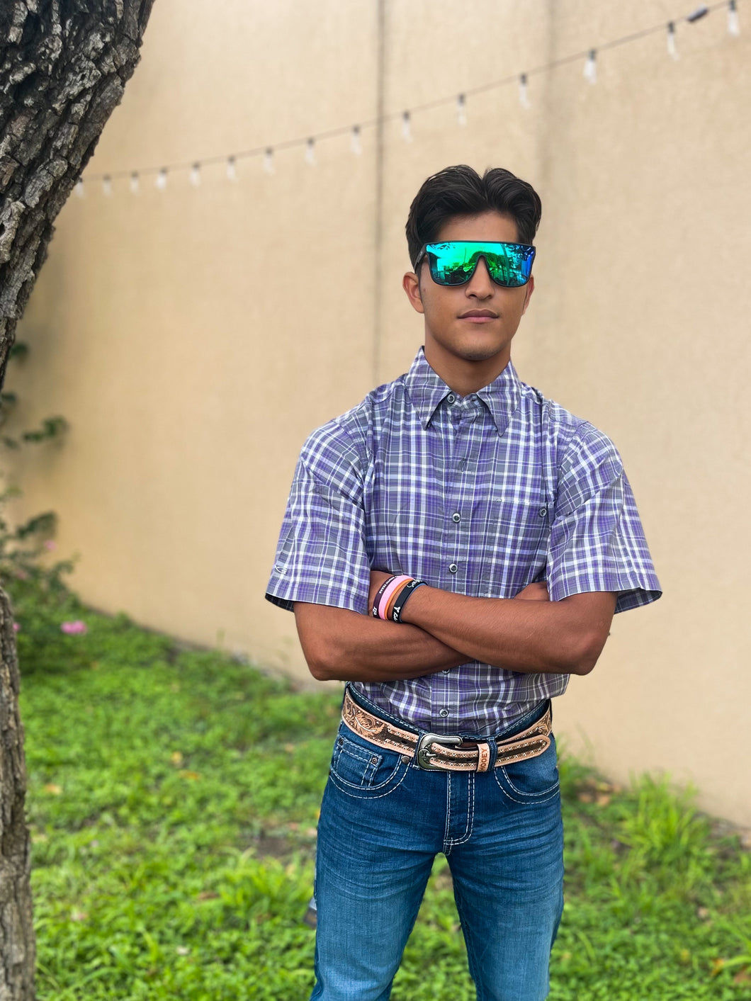 GameGuard Purple Plaid Shirt