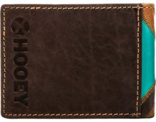 Load image into Gallery viewer, Patchwork Front Pocket Bi-Fold Wallet w/Turquoise Accents
