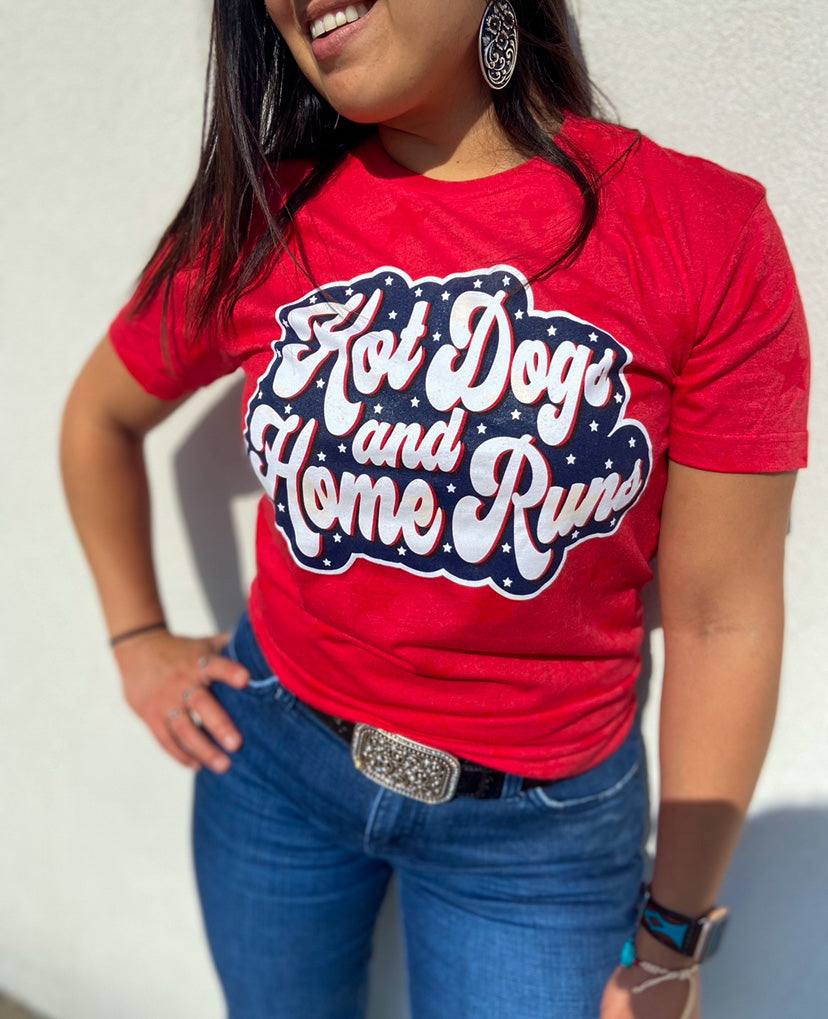 Hot Dogs & Home Runs Tee
