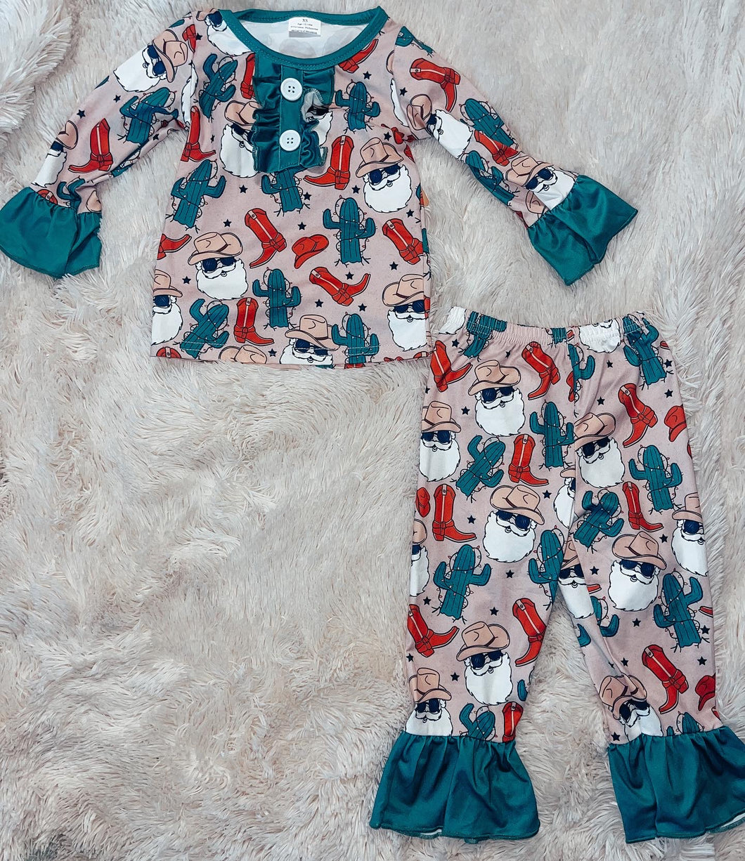 Cowgirl Christmas Pajamas