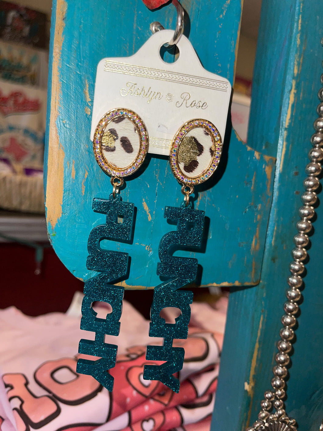 Leopard Punchy Earrings