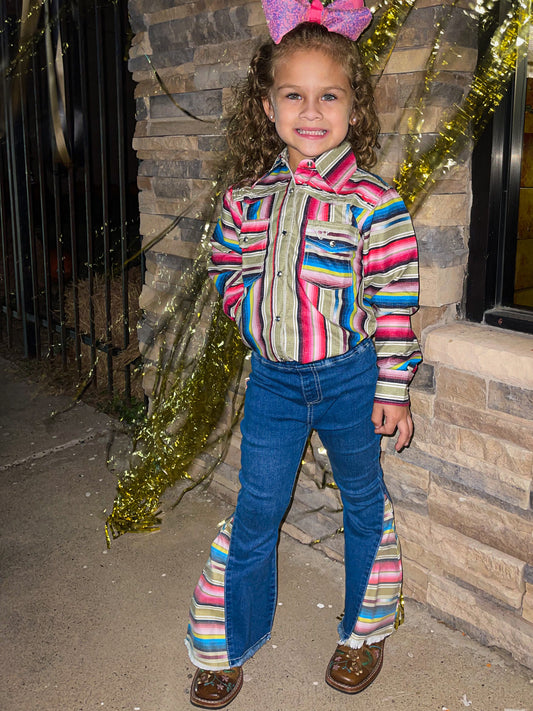 CH Youth Serape Bell Bottoms