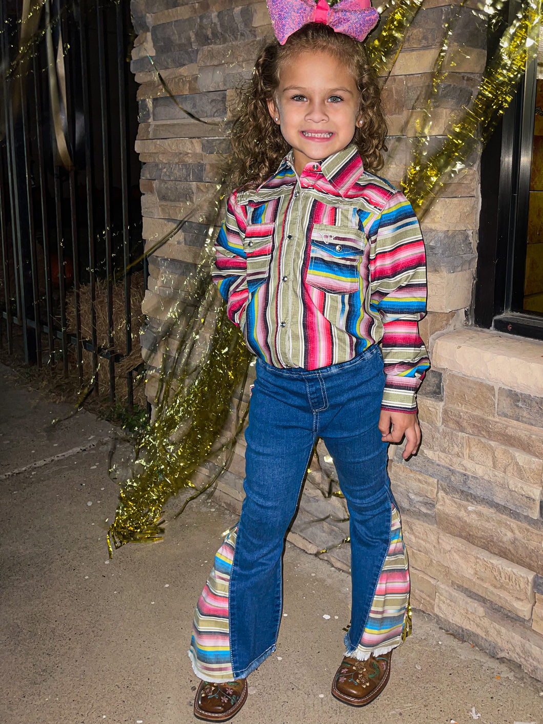 CH Youth Serape Bell Bottoms