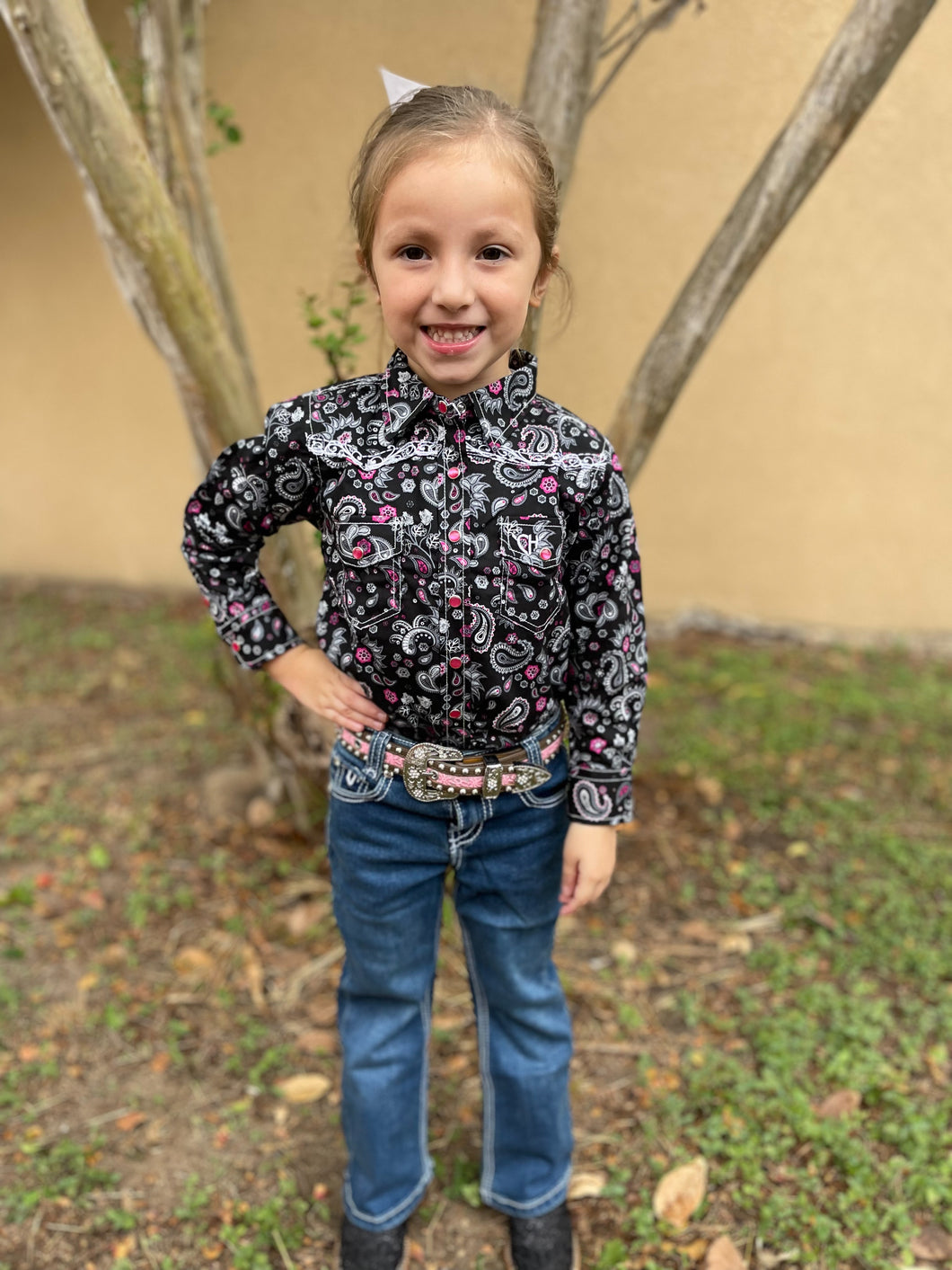 Toddler Paisley Design L/S Shirt