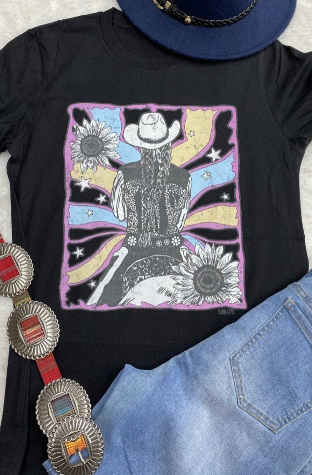 Cowgirl Frame Tee