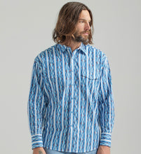 Load image into Gallery viewer, Wrangler Men&#39;s Checotah Red, White &amp; Blue LS Snap
