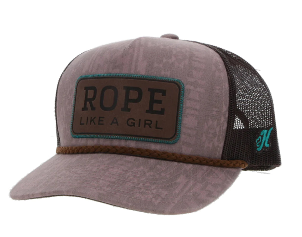 Rope Like A Girl Pink Aztec/ Brown – Triple A Farm & Ranch, LLC