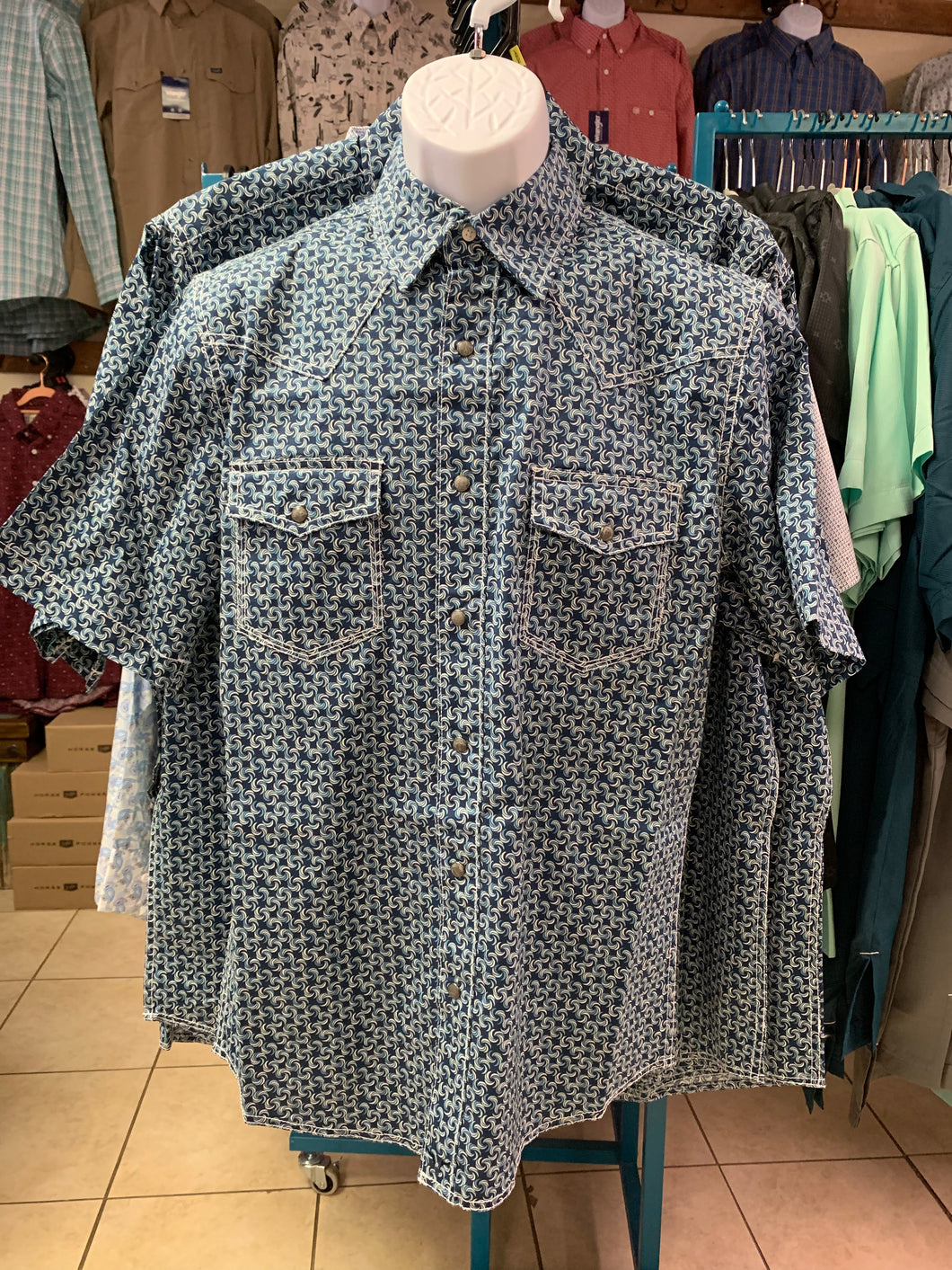 Wrangler Retro Swirl Pearl-snap