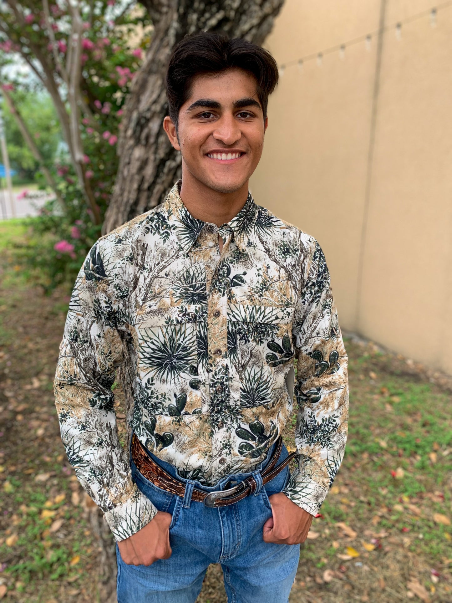 GG Camo Microfiber Long Sleeve
