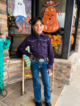 Load image into Gallery viewer, YOUTH Circle Star L/S Purple
