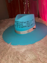 Load image into Gallery viewer, 🤠Lainey Turquoise Hat
