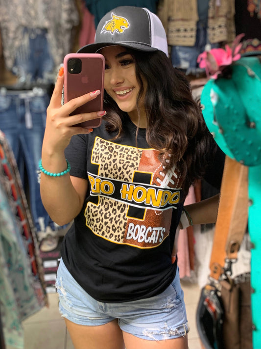 Rio Hondo Bobcats Leopard Tee