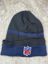 Load image into Gallery viewer, Black &amp; Blue Cowboys Beanie
