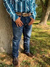 Load image into Gallery viewer, Men&#39;s Rock&amp;Roll Denim Double Barrel Stackable Bootcut
