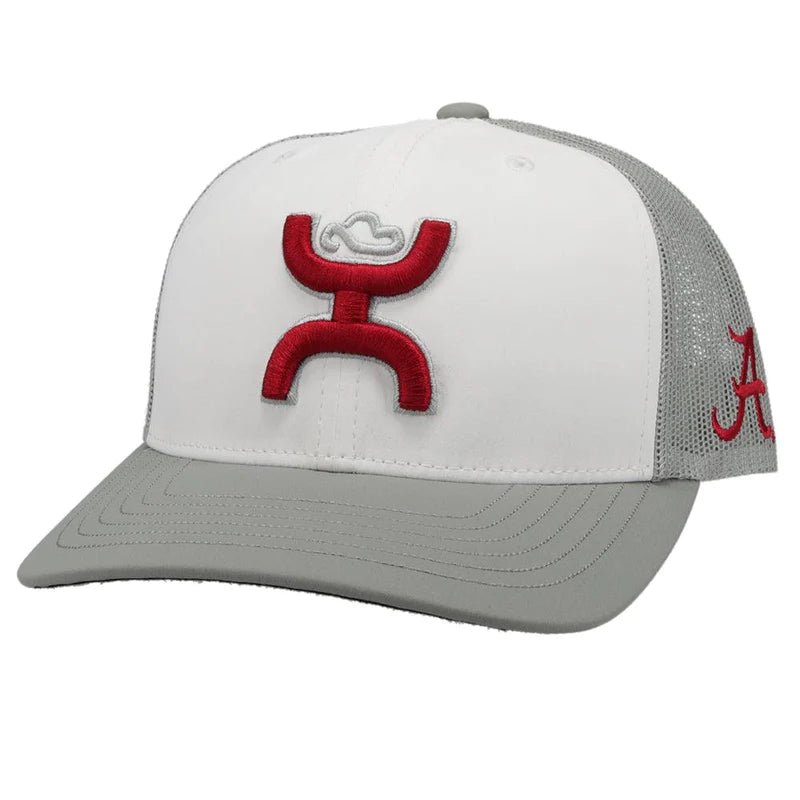 Hooey Alabama White/Crimson Cap