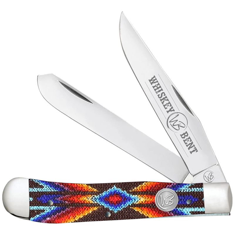 Whiskey Bent Southwest Starburst Trapper Knife