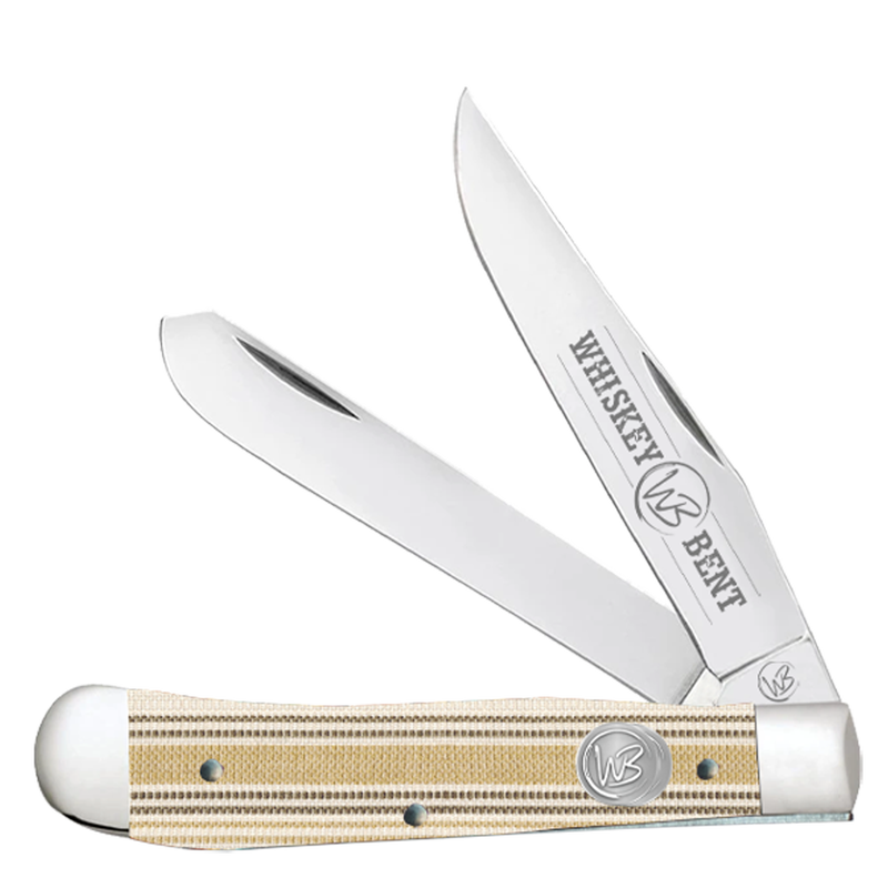 Whiskey Bent Burlap Trapper Knife