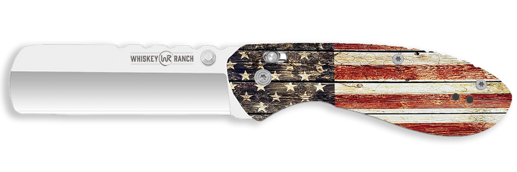 Whiskey Bent Patriot Catch Pin Lock Bobbit Knife